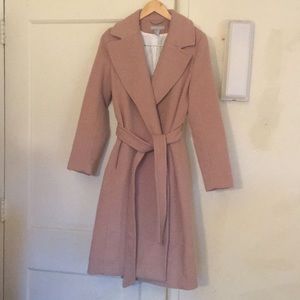 H&M Camel Wool Wrap Coat